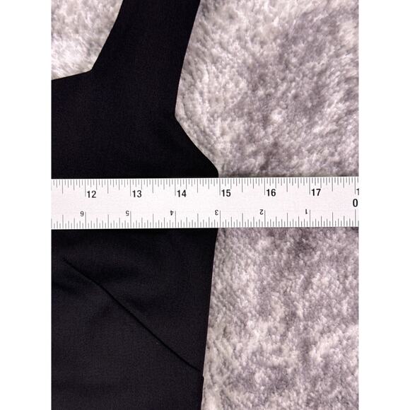 COS Dress 4 Womens Black Wool Sweetheart Sleeveless Midi Maxi - Picture 4 of 8